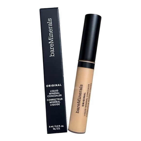 BARE MINERALS Original Liquid Mineral Concealer Med / Tan 3.5W New in Box - Picture 1 of 5
